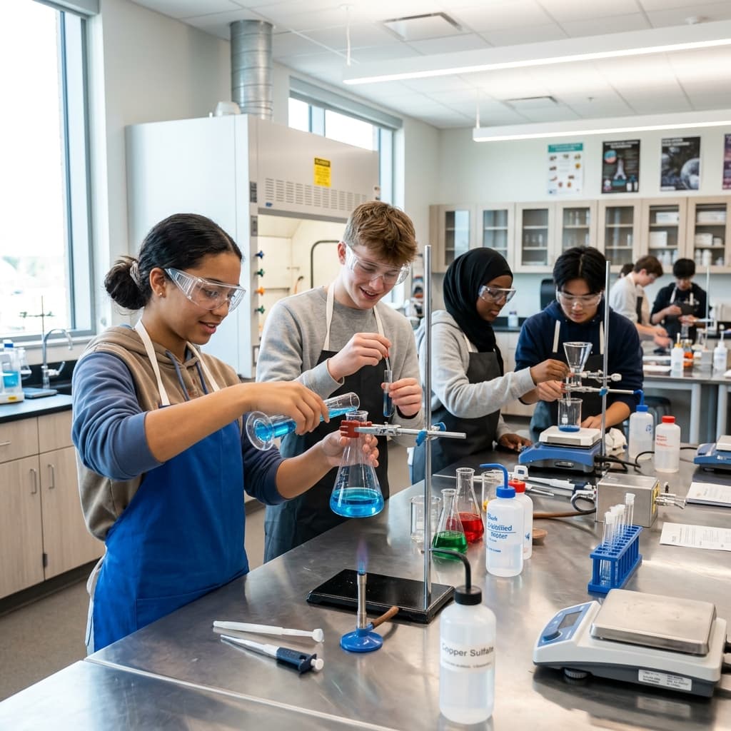 Students in lab